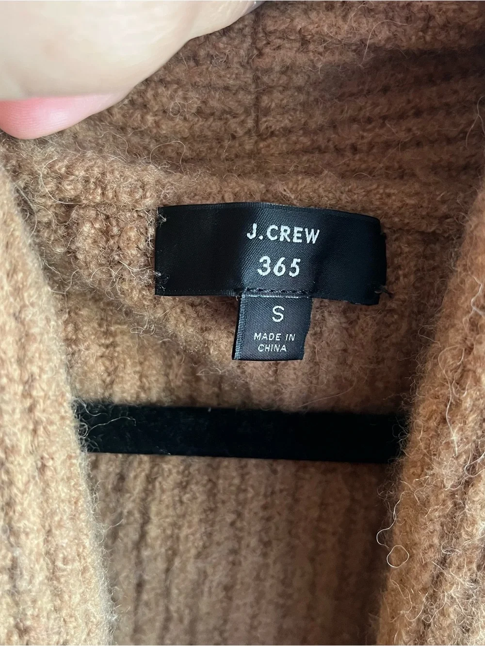 J. Crew 365 long sweater with wrap front small